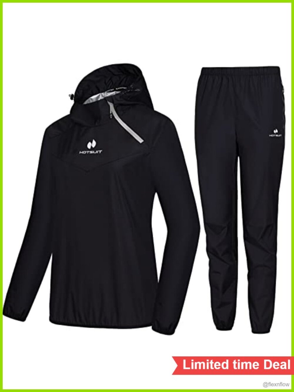 HOTSUIT Women's Sauna Suit Anti Rip Sweat Suit for Weight Loss Workout Gym